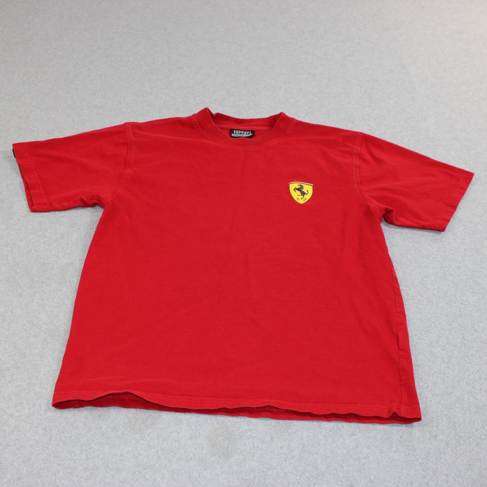 Ferrari Shirt Womens Medium Red Tee Official Product Logo Racing Sports Car F1